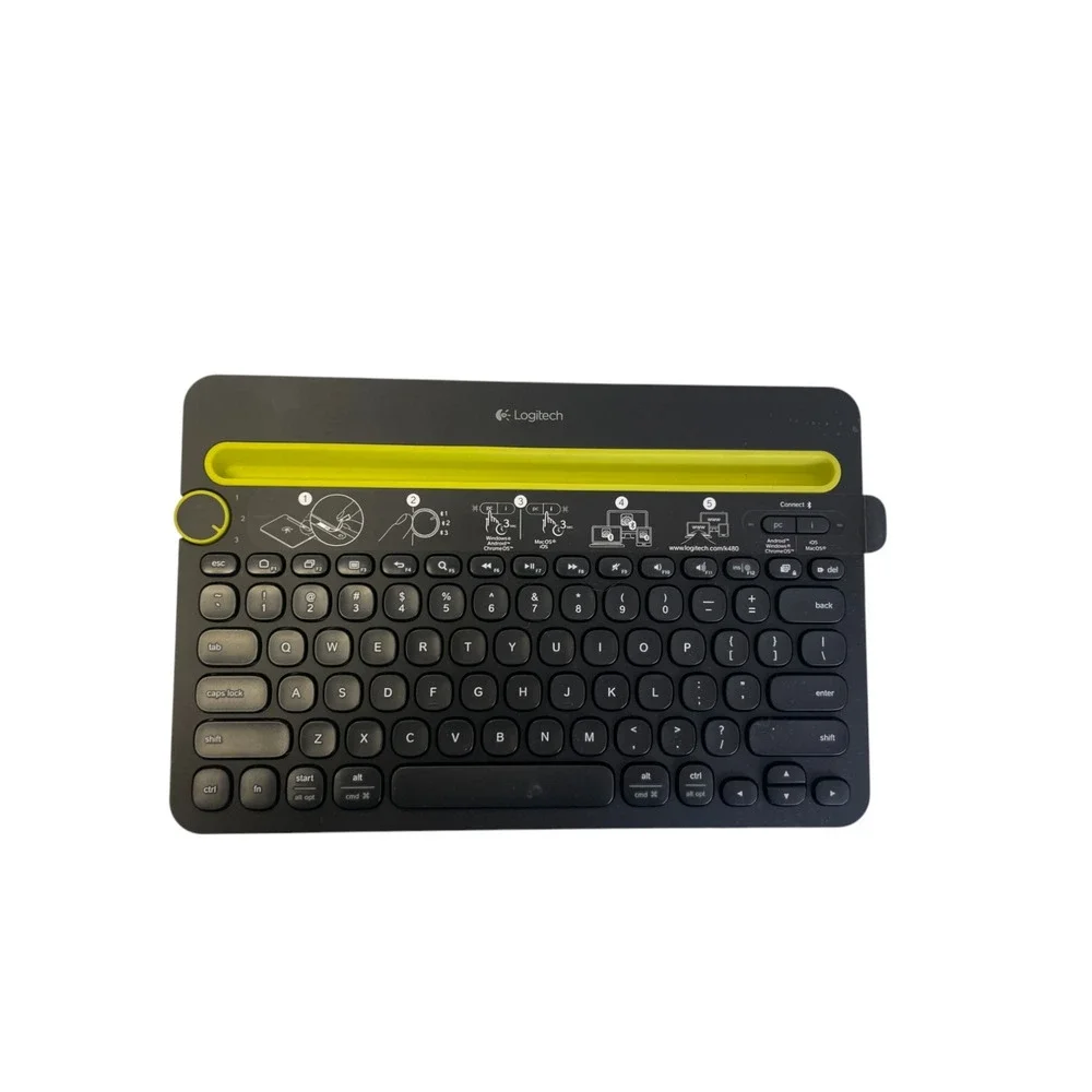 Logitech 920-006973 K480 Multi Device Bluetooth Computer Tablet Keyboard Black
